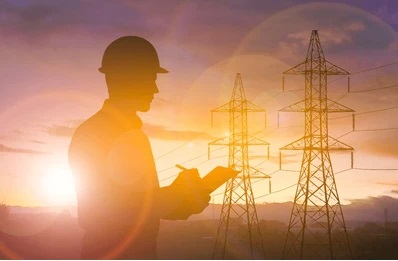 Construction professional in action